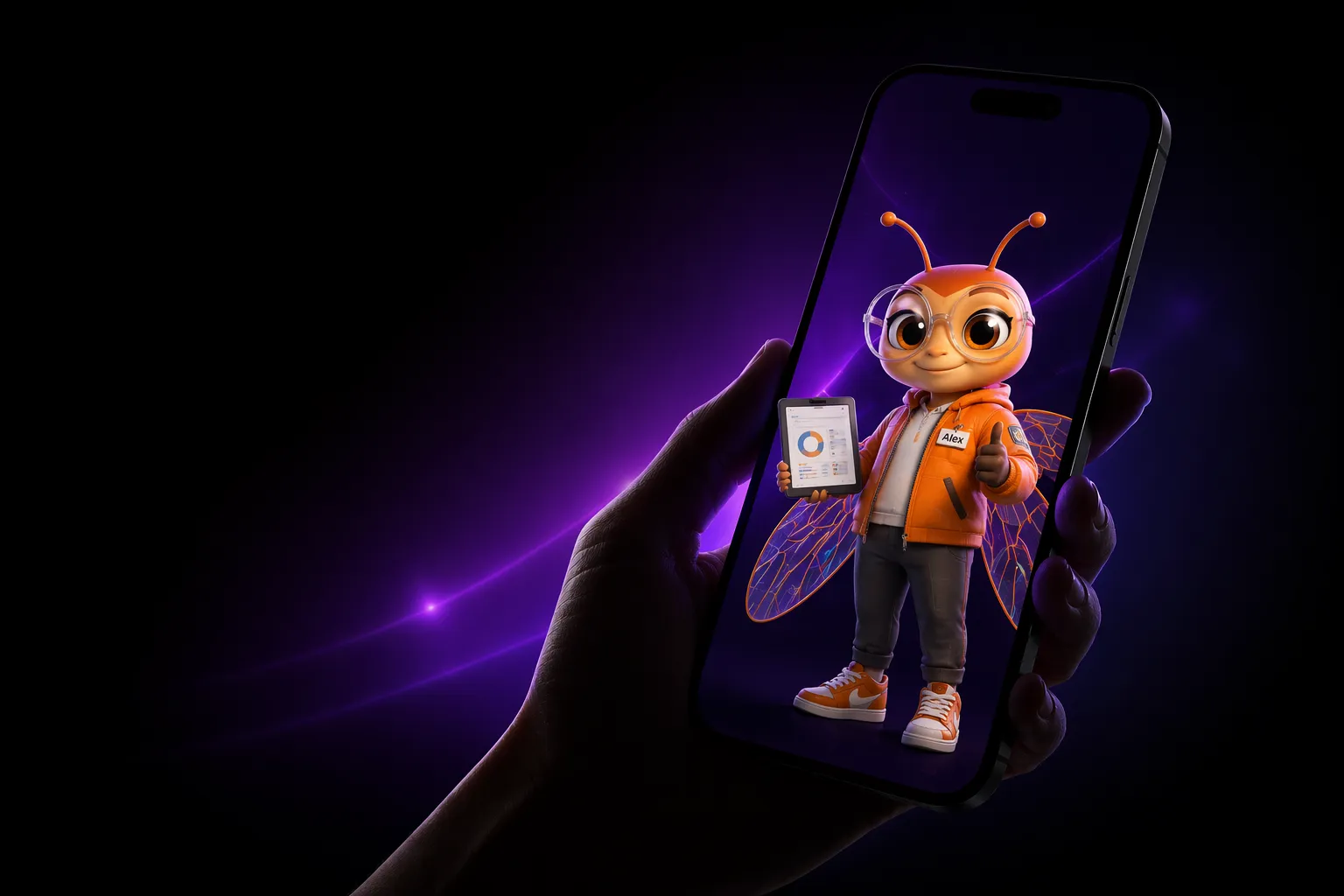 Alex, agentul AI Cicada, într-o conversație pe telefon